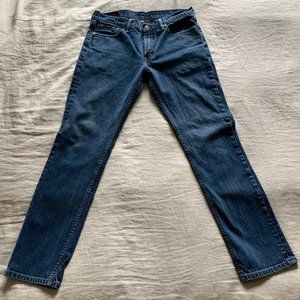 Levi's 511 Skinny Straight Jeans — 33W 32L — 33x32 — Dark Blue